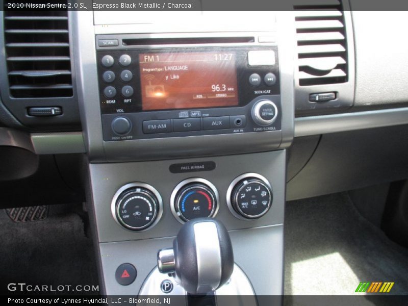 Espresso Black Metallic / Charcoal 2010 Nissan Sentra 2.0 SL
