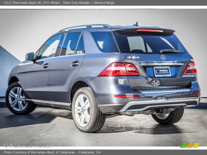 Steel Grey Metallic / Almond Beige 2013 Mercedes-Benz ML 350 4Matic