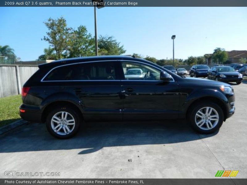 Phantom Black Pearl Effect / Cardamom Beige 2009 Audi Q7 3.6 quattro