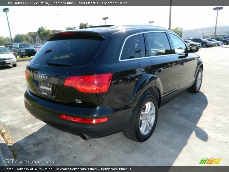Phantom Black Pearl Effect / Cardamom Beige 2009 Audi Q7 3.6 quattro
