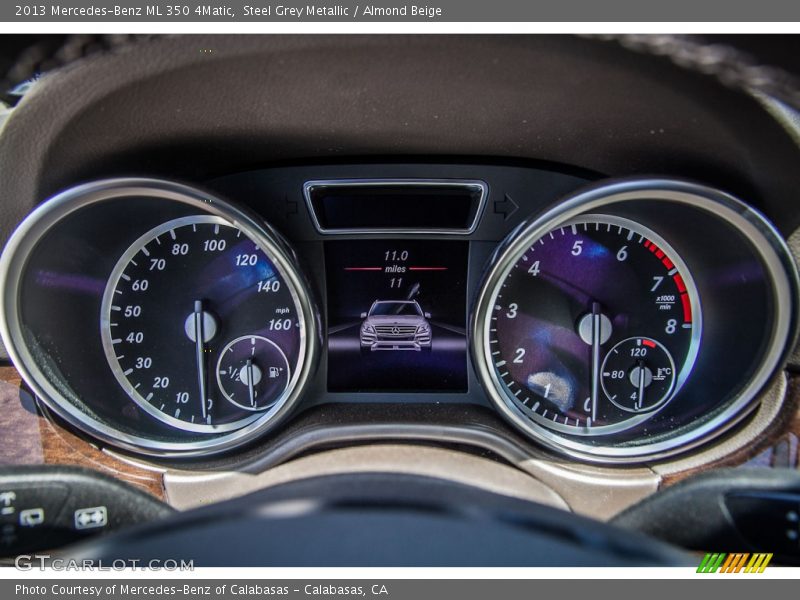 Steel Grey Metallic / Almond Beige 2013 Mercedes-Benz ML 350 4Matic