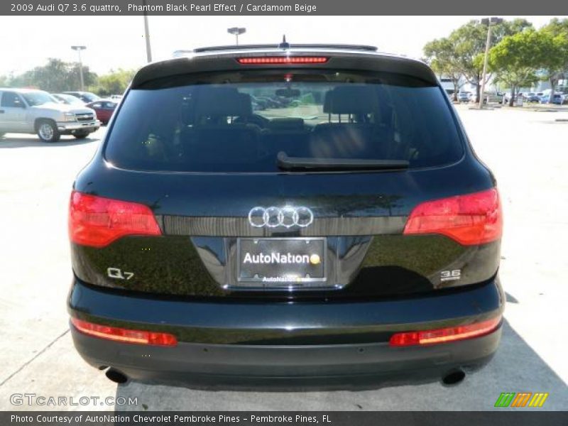 Phantom Black Pearl Effect / Cardamom Beige 2009 Audi Q7 3.6 quattro