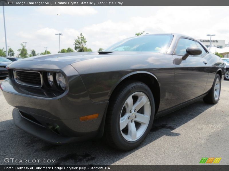 Granite Crystal Metallic / Dark Slate Gray 2013 Dodge Challenger SXT