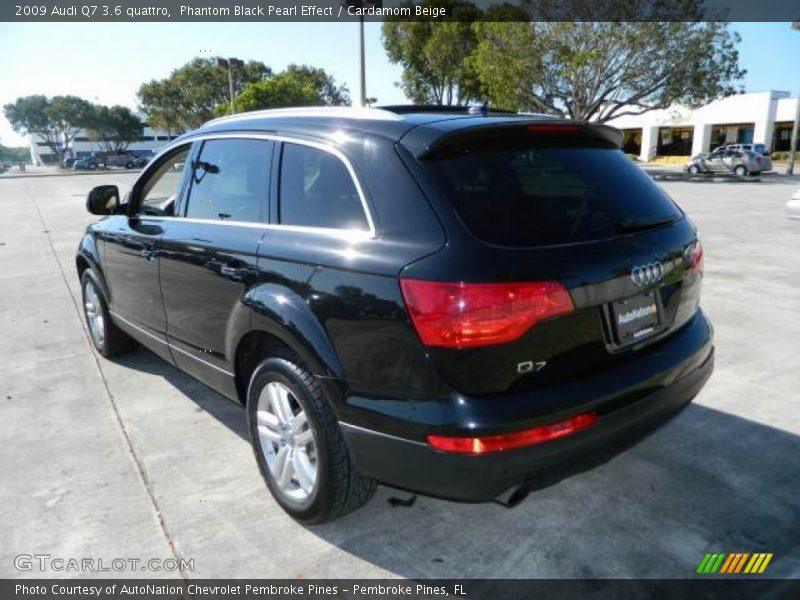 Phantom Black Pearl Effect / Cardamom Beige 2009 Audi Q7 3.6 quattro