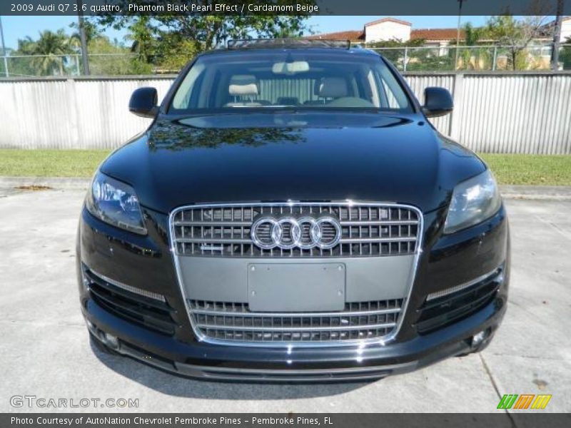 Phantom Black Pearl Effect / Cardamom Beige 2009 Audi Q7 3.6 quattro