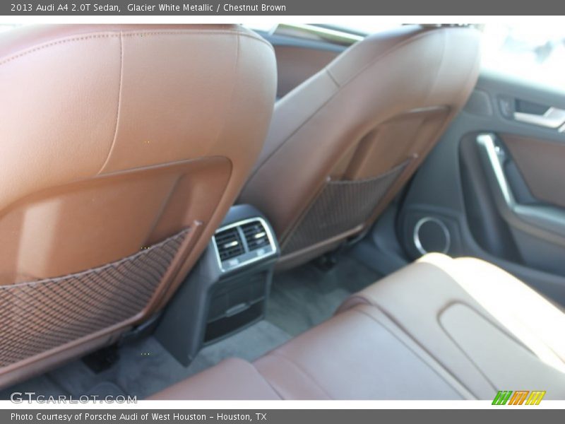 Glacier White Metallic / Chestnut Brown 2013 Audi A4 2.0T Sedan