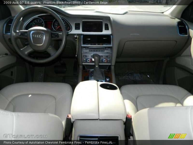 Phantom Black Pearl Effect / Cardamom Beige 2009 Audi Q7 3.6 quattro