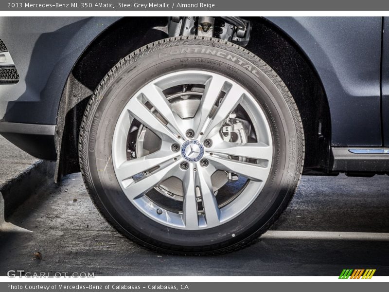 Steel Grey Metallic / Almond Beige 2013 Mercedes-Benz ML 350 4Matic