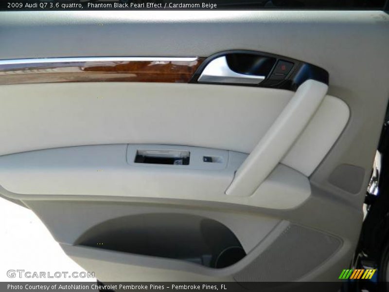 Phantom Black Pearl Effect / Cardamom Beige 2009 Audi Q7 3.6 quattro