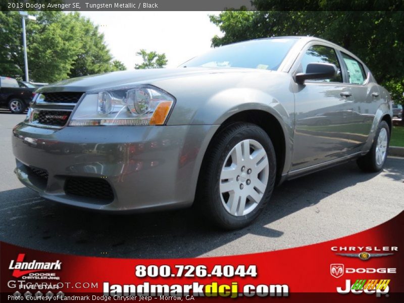 Tungsten Metallic / Black 2013 Dodge Avenger SE