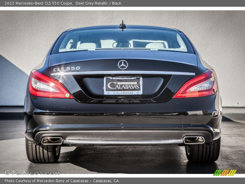 Steel Grey Metallic / Black 2013 Mercedes-Benz CLS 550 Coupe