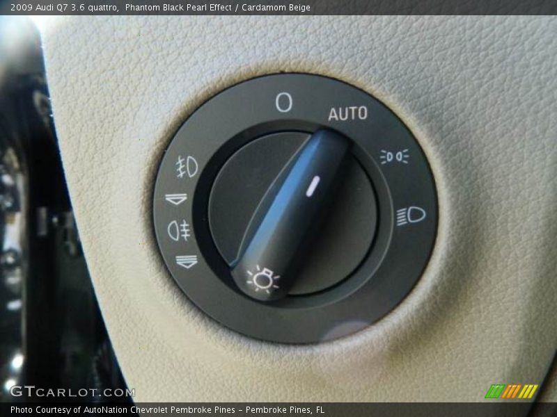 Phantom Black Pearl Effect / Cardamom Beige 2009 Audi Q7 3.6 quattro