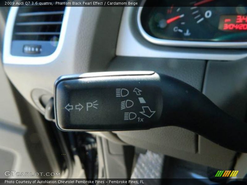Phantom Black Pearl Effect / Cardamom Beige 2009 Audi Q7 3.6 quattro