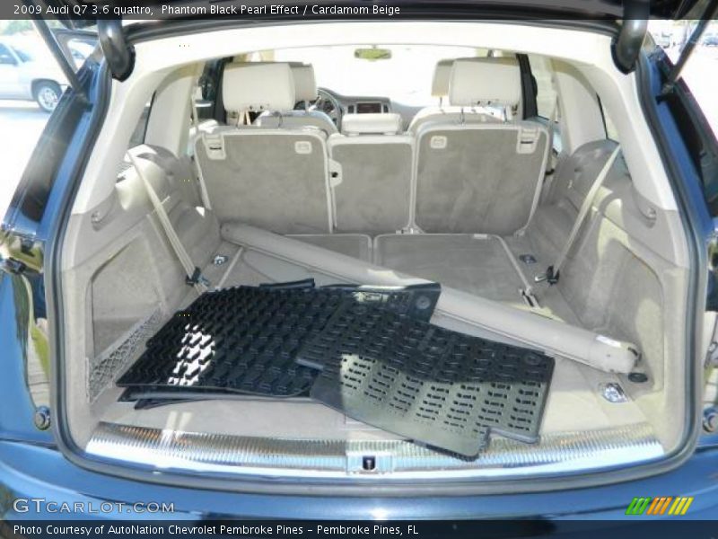 Phantom Black Pearl Effect / Cardamom Beige 2009 Audi Q7 3.6 quattro