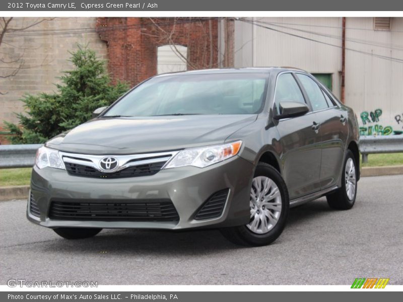 Cypress Green Pearl / Ash 2012 Toyota Camry LE
