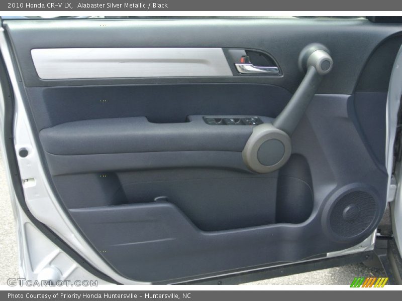 Alabaster Silver Metallic / Black 2010 Honda CR-V LX