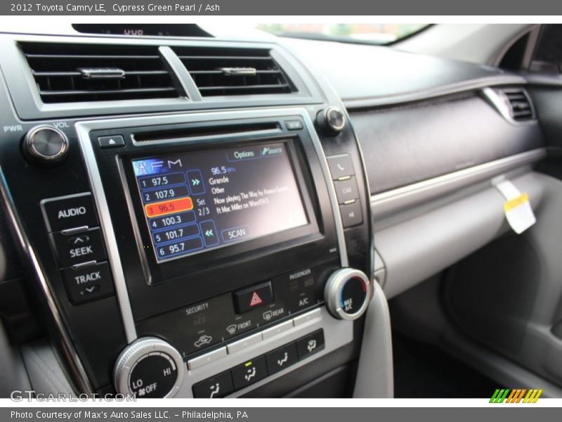 Cypress Green Pearl / Ash 2012 Toyota Camry LE