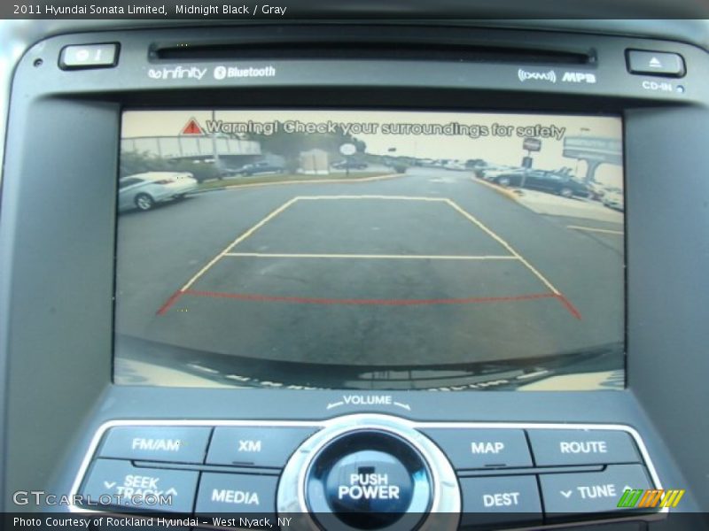 Midnight Black / Gray 2011 Hyundai Sonata Limited