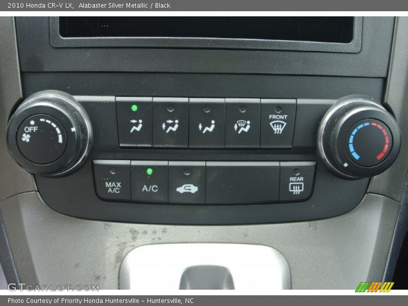 Alabaster Silver Metallic / Black 2010 Honda CR-V LX