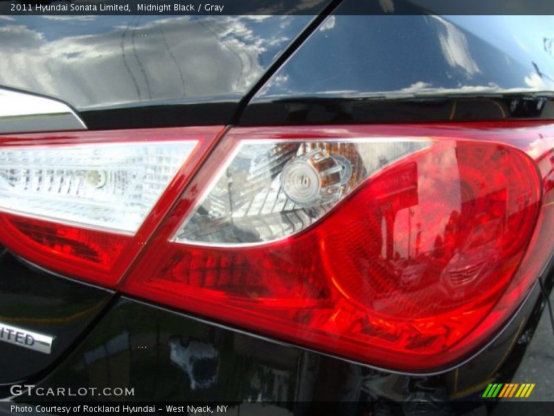 Midnight Black / Gray 2011 Hyundai Sonata Limited