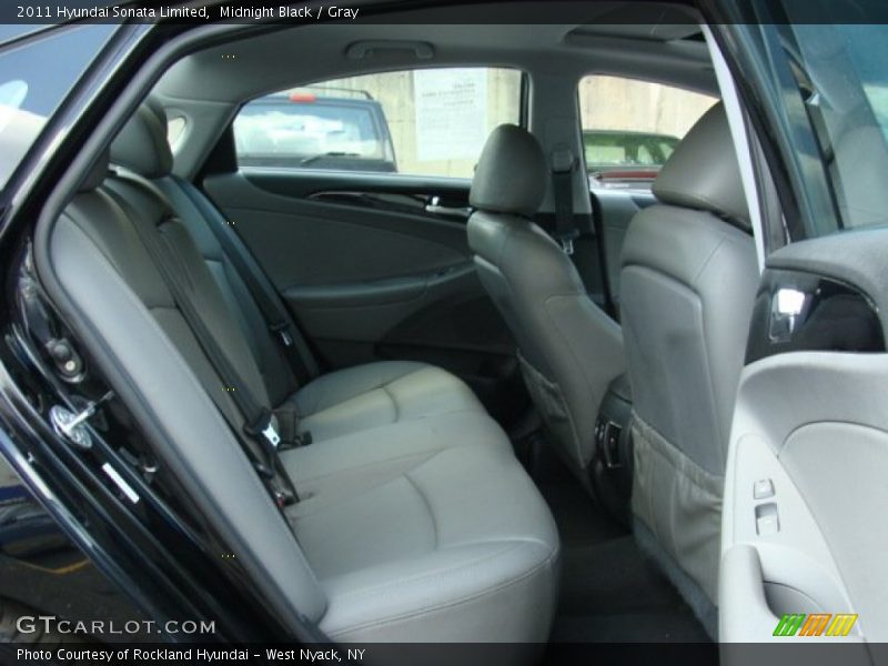 Midnight Black / Gray 2011 Hyundai Sonata Limited