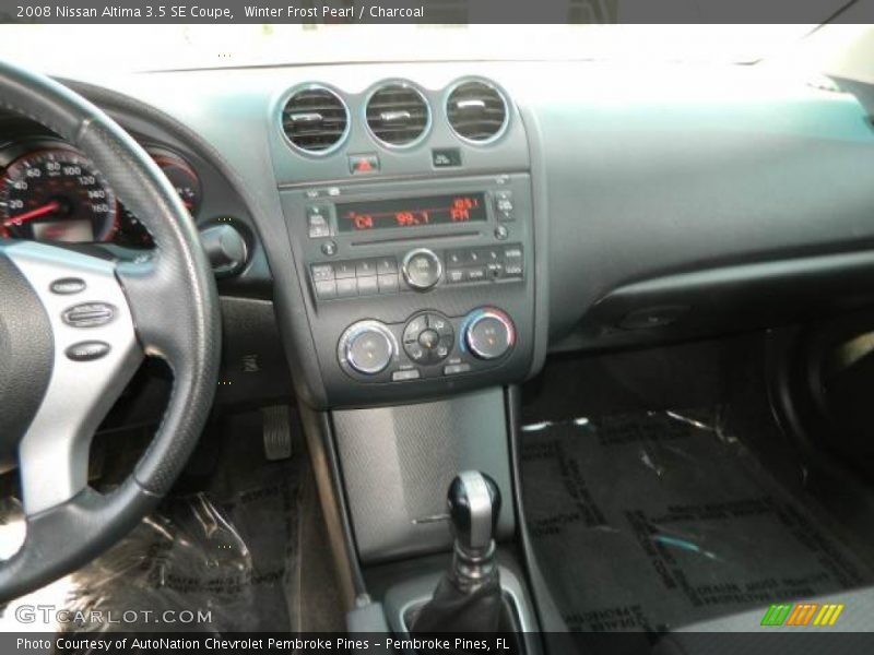 Winter Frost Pearl / Charcoal 2008 Nissan Altima 3.5 SE Coupe