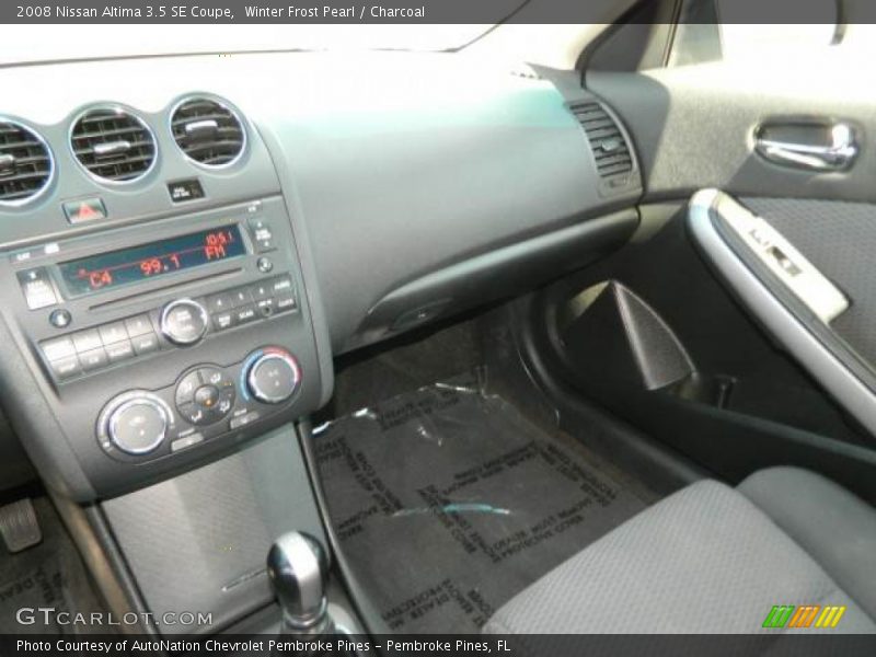 Winter Frost Pearl / Charcoal 2008 Nissan Altima 3.5 SE Coupe