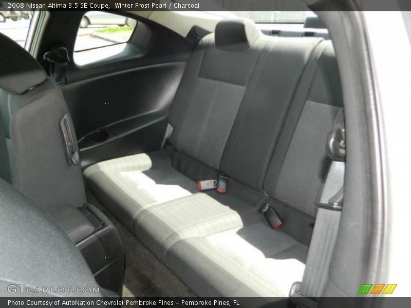 Winter Frost Pearl / Charcoal 2008 Nissan Altima 3.5 SE Coupe