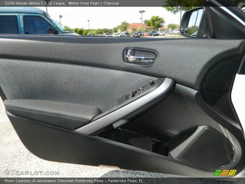 Winter Frost Pearl / Charcoal 2008 Nissan Altima 3.5 SE Coupe