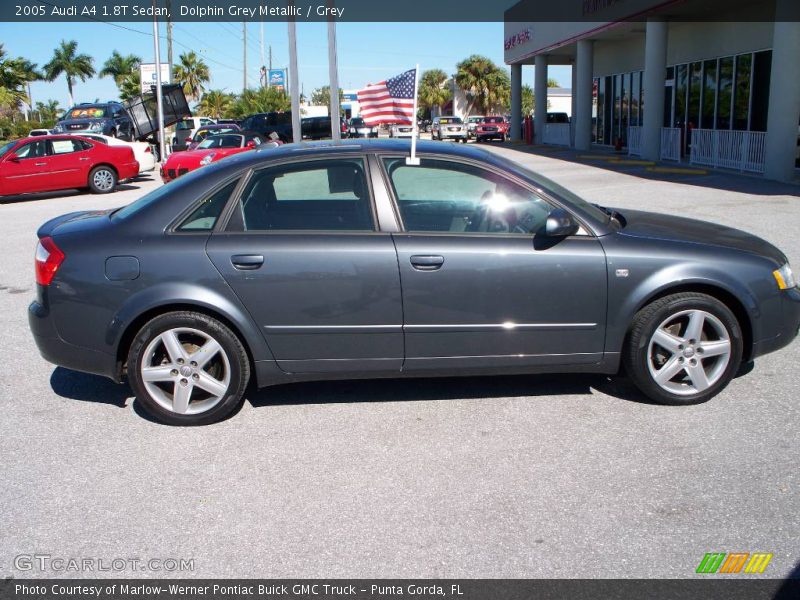 Dolphin Grey Metallic / Grey 2005 Audi A4 1.8T Sedan