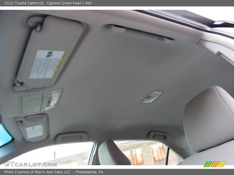 Cypress Green Pearl / Ash 2012 Toyota Camry LE