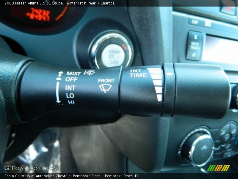 Winter Frost Pearl / Charcoal 2008 Nissan Altima 3.5 SE Coupe