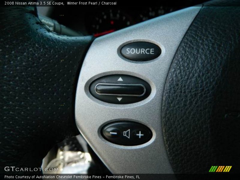 Winter Frost Pearl / Charcoal 2008 Nissan Altima 3.5 SE Coupe