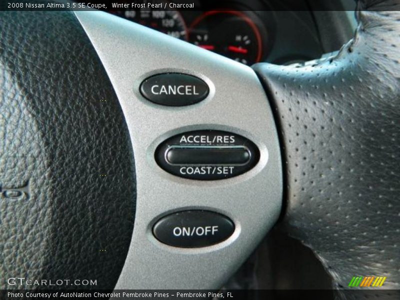 Winter Frost Pearl / Charcoal 2008 Nissan Altima 3.5 SE Coupe