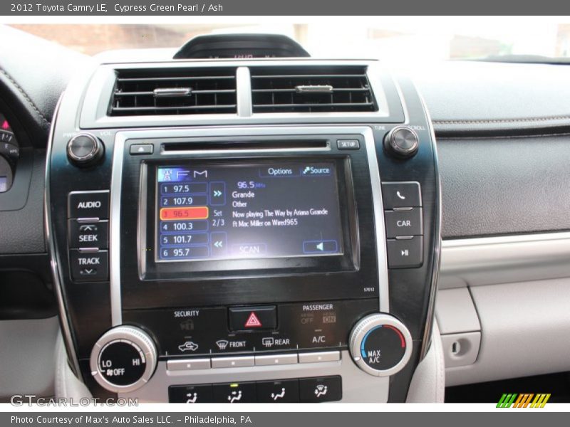 Cypress Green Pearl / Ash 2012 Toyota Camry LE