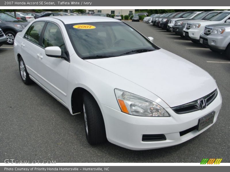 Taffeta White / Ivory 2007 Honda Accord SE Sedan