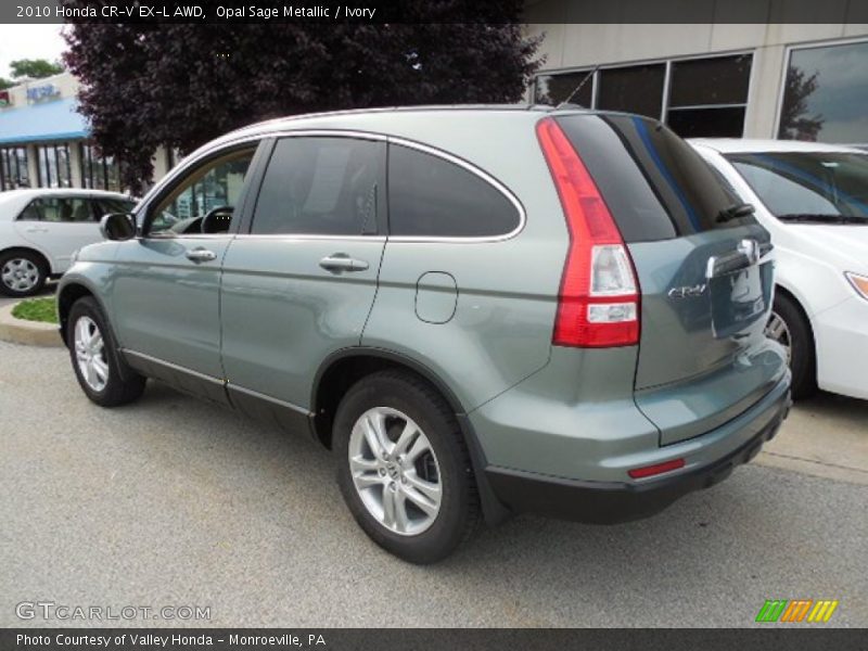 Opal Sage Metallic / Ivory 2010 Honda CR-V EX-L AWD