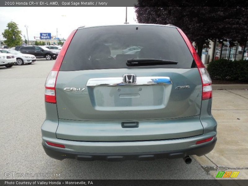 Opal Sage Metallic / Ivory 2010 Honda CR-V EX-L AWD