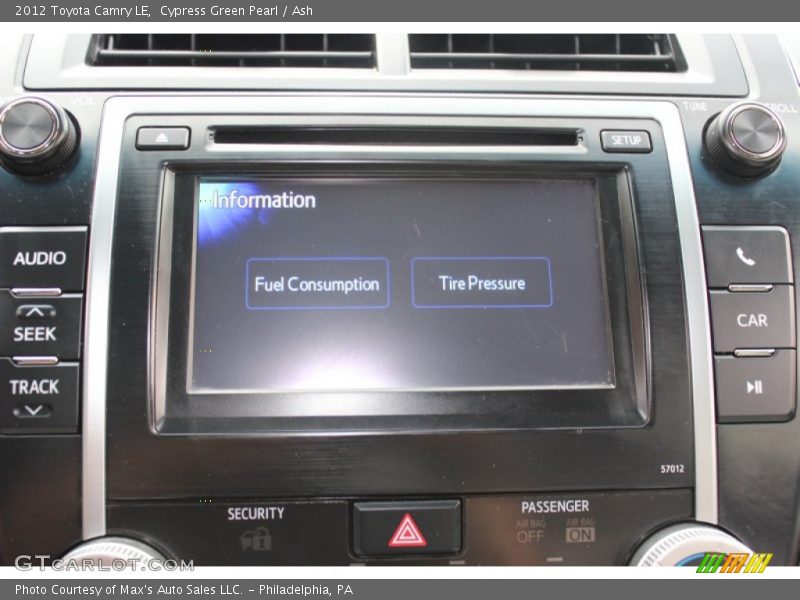 Cypress Green Pearl / Ash 2012 Toyota Camry LE