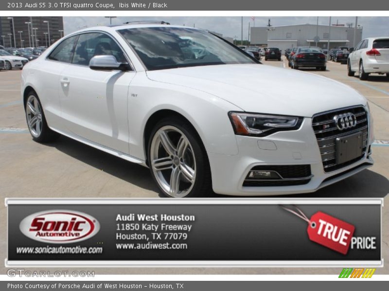 Ibis White / Black 2013 Audi S5 3.0 TFSI quattro Coupe