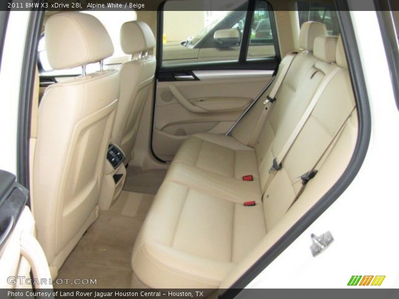 Alpine White / Beige 2011 BMW X3 xDrive 28i