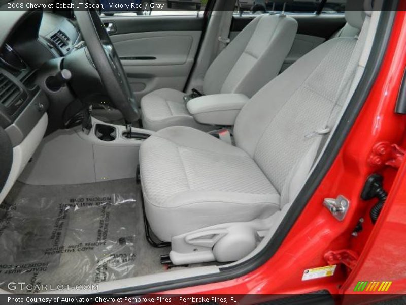 Victory Red / Gray 2008 Chevrolet Cobalt LT Sedan