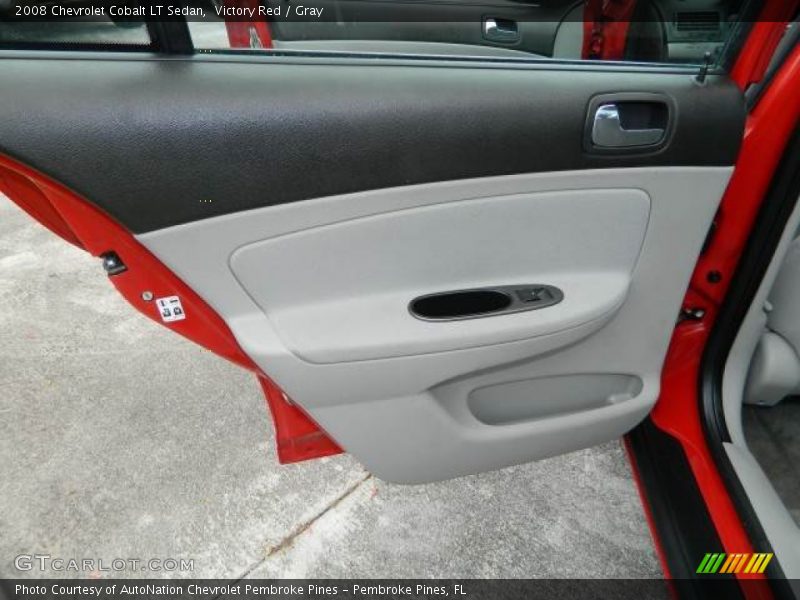 Victory Red / Gray 2008 Chevrolet Cobalt LT Sedan
