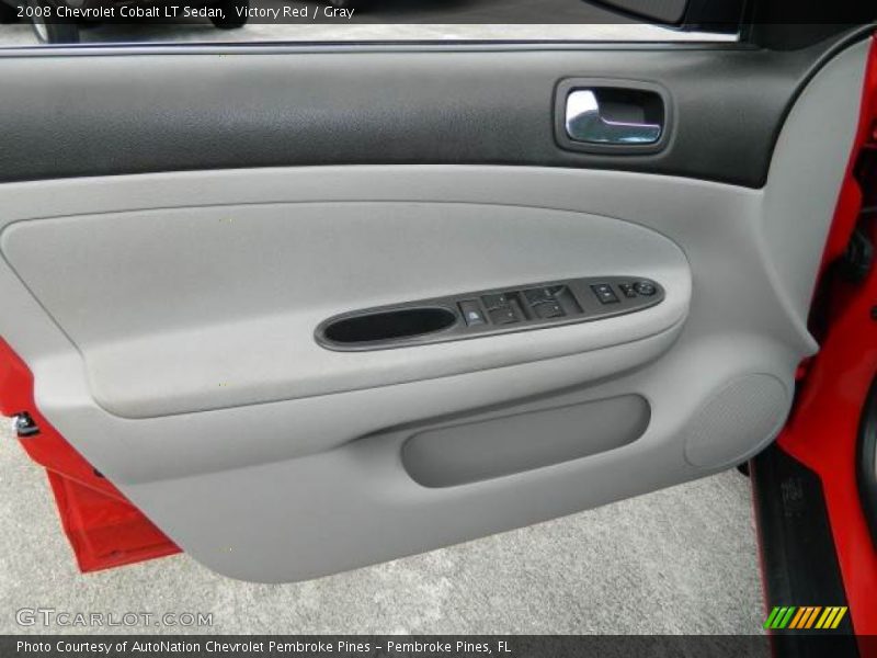 Victory Red / Gray 2008 Chevrolet Cobalt LT Sedan