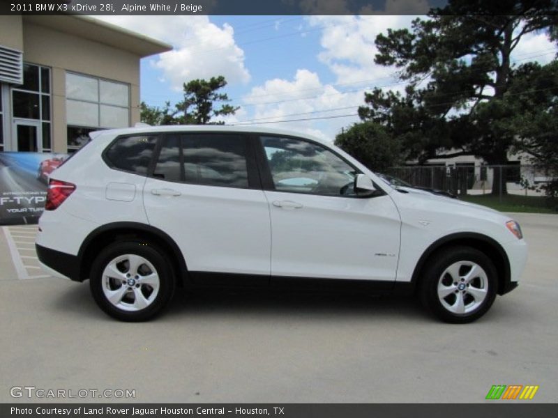 Alpine White / Beige 2011 BMW X3 xDrive 28i