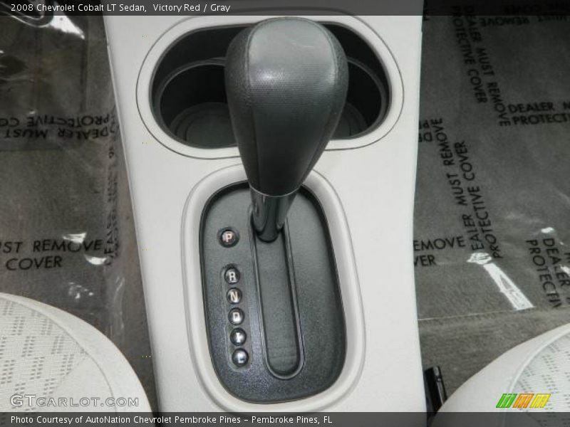 Victory Red / Gray 2008 Chevrolet Cobalt LT Sedan