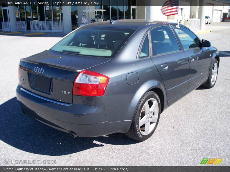 Dolphin Grey Metallic / Grey 2005 Audi A4 1.8T Sedan