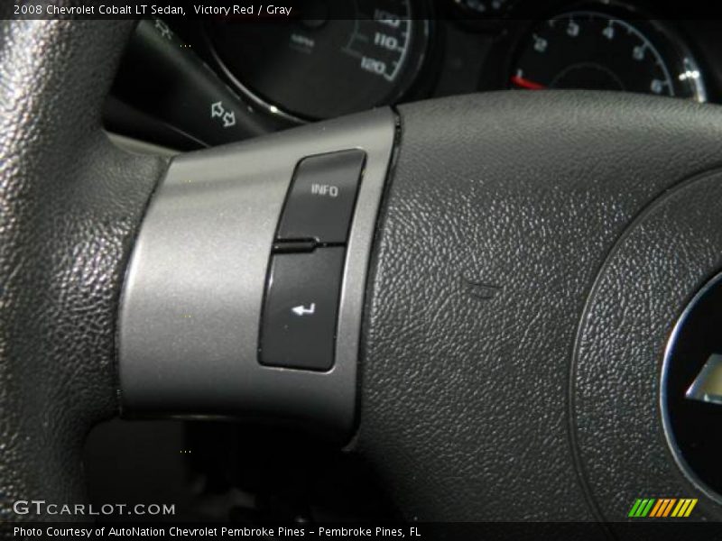 Victory Red / Gray 2008 Chevrolet Cobalt LT Sedan