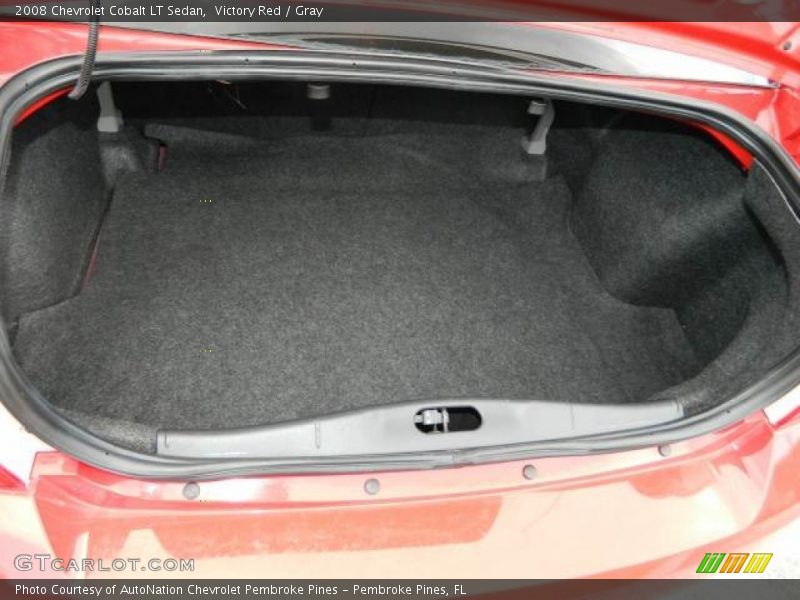 Victory Red / Gray 2008 Chevrolet Cobalt LT Sedan