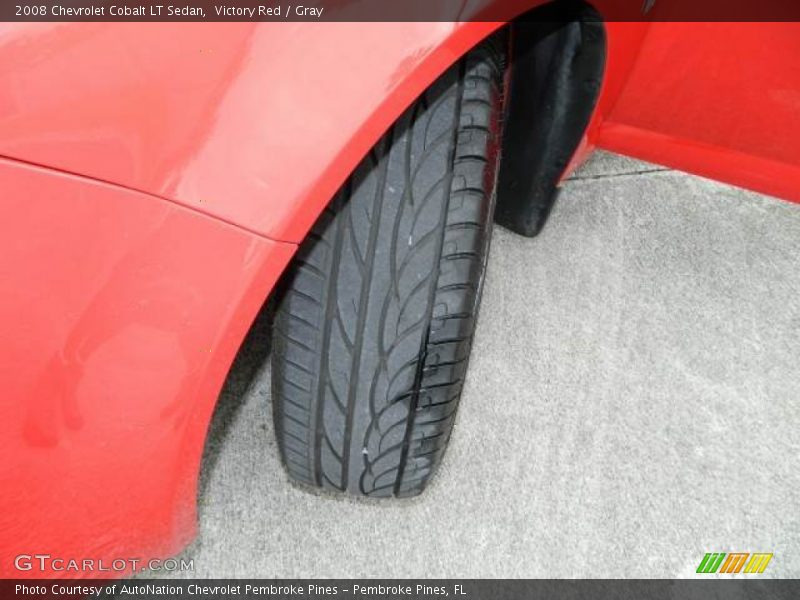 Victory Red / Gray 2008 Chevrolet Cobalt LT Sedan